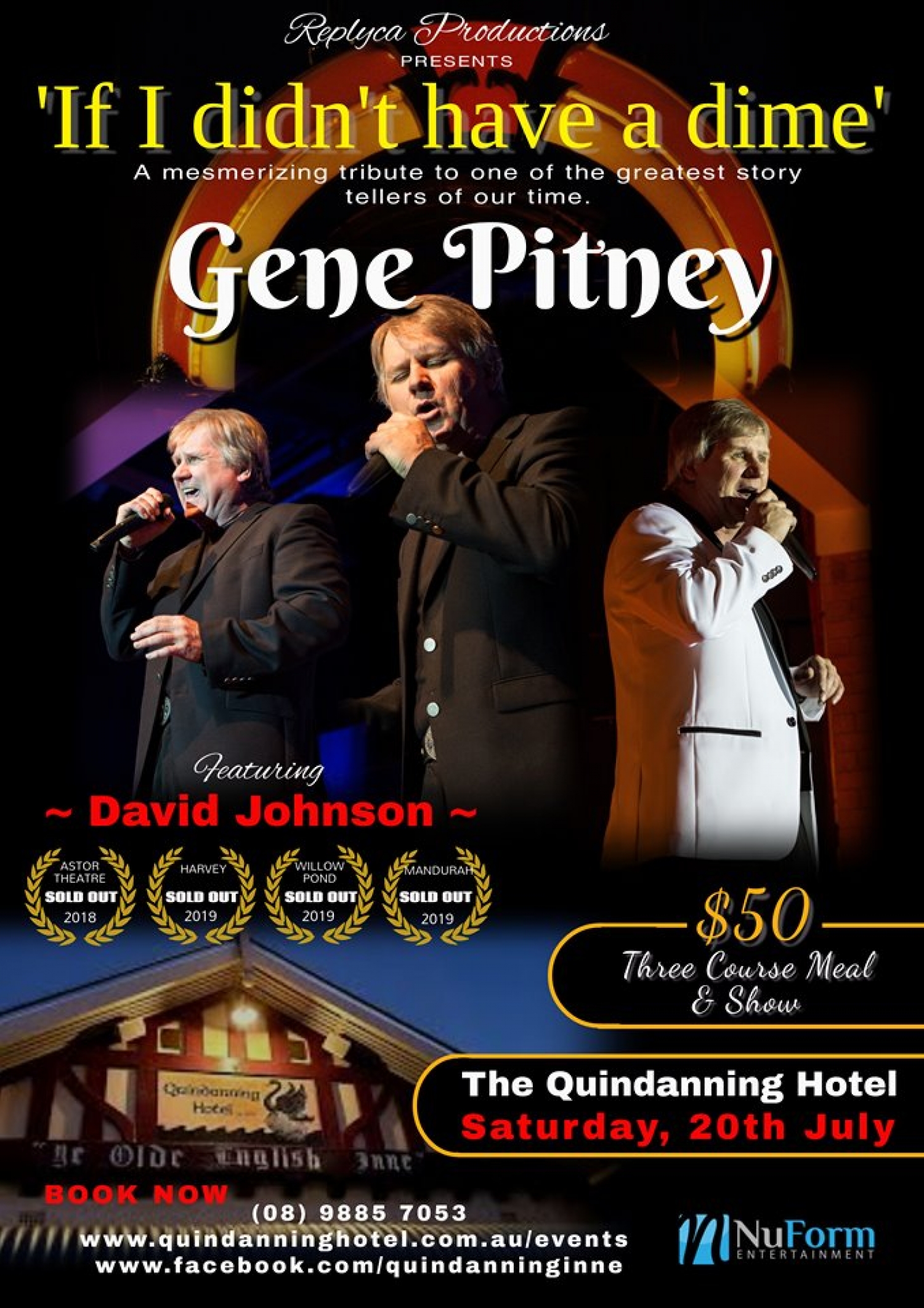 Gene Pitney, "If I didn't have a dime" ft David Johnson